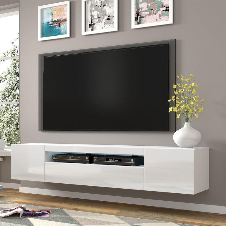 Le meuble TV suspendu