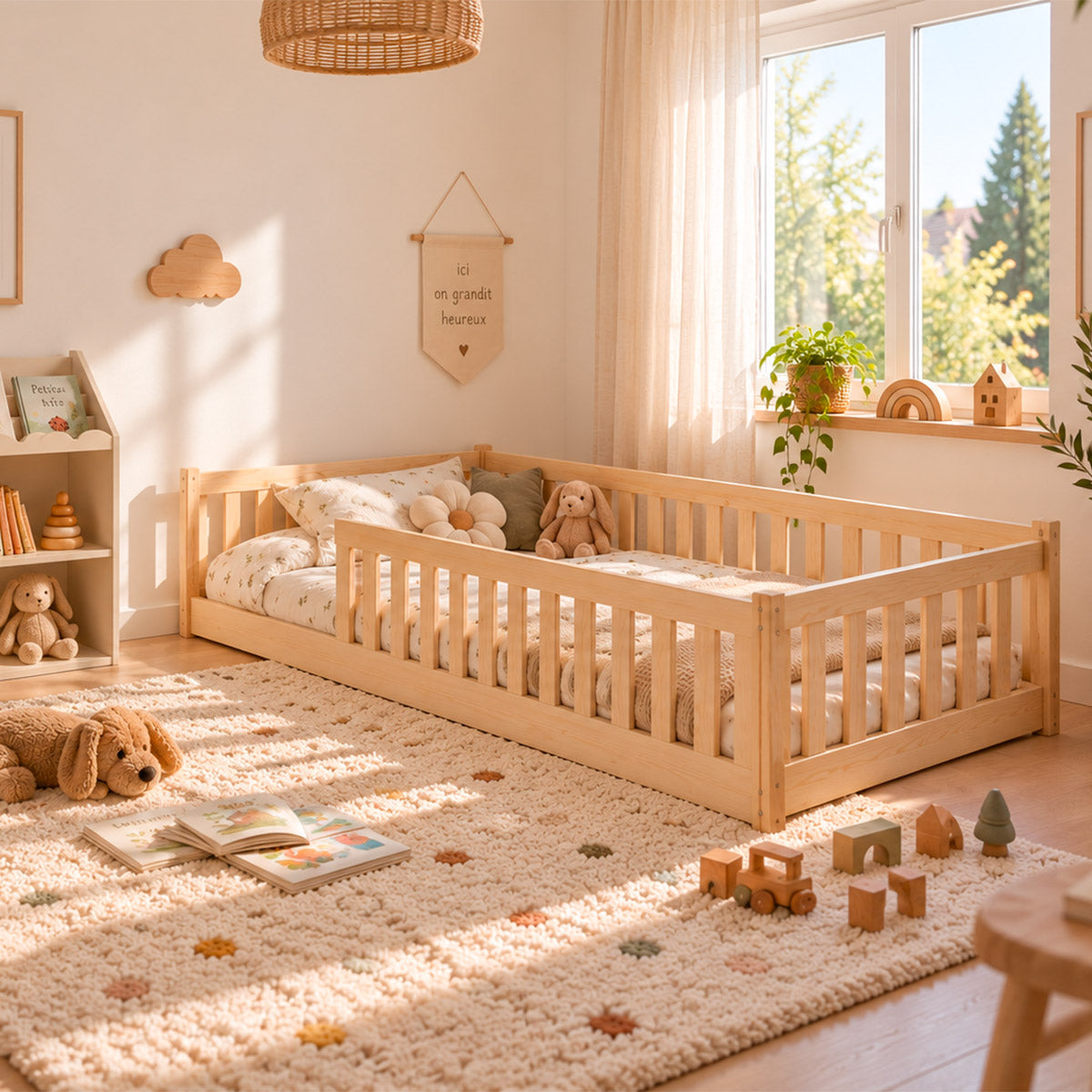 Lit au sol pour enfant : le guide complet pour bien choisir