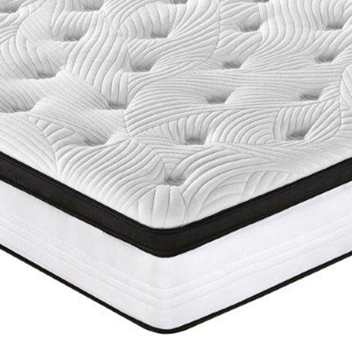Matelas 160x200 ressorts et mémoire de forme Aurore
