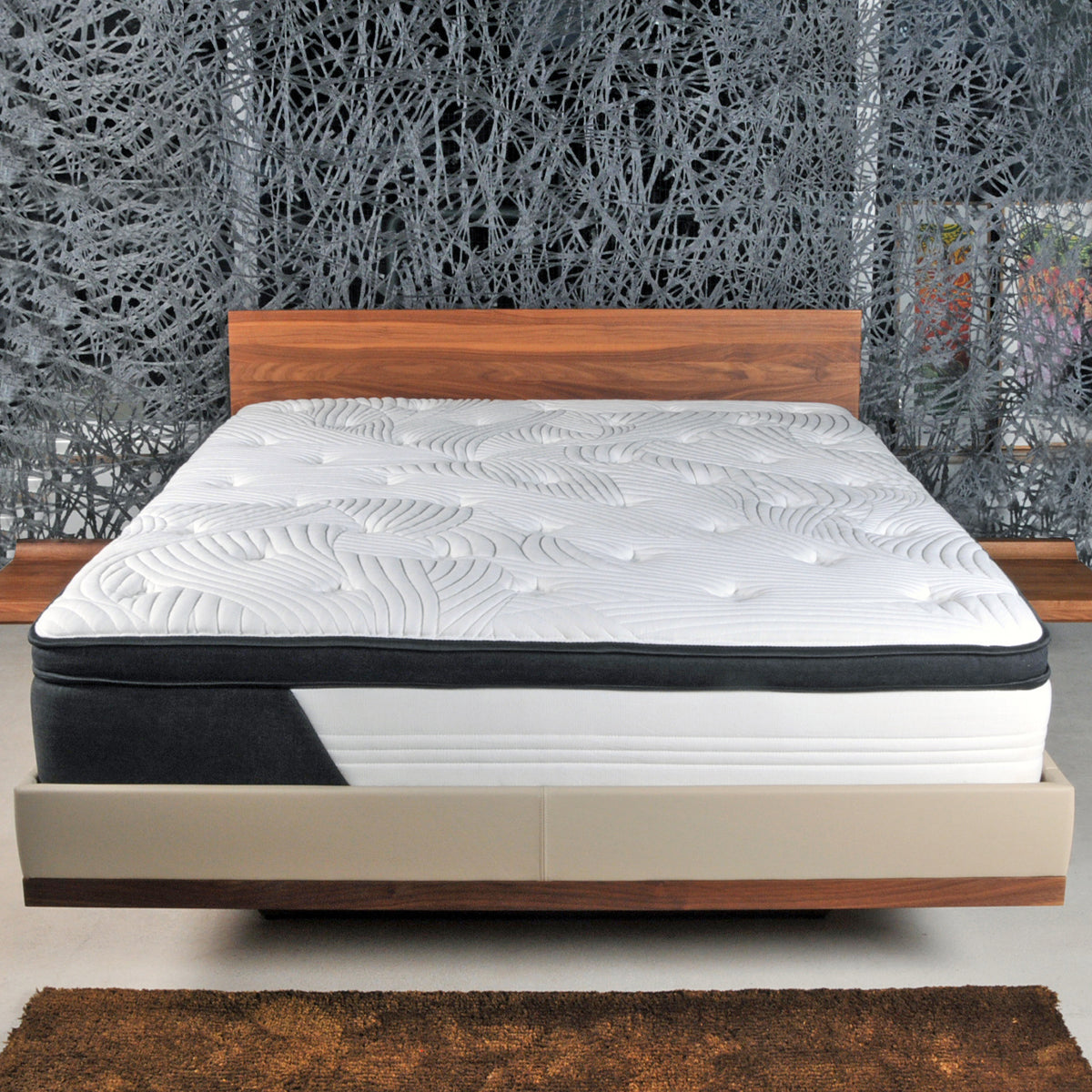 Matelas 140x190 ressorts et mémoire de forme Aurore - vue 3