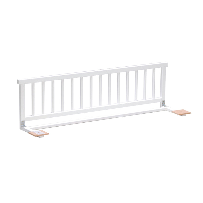Lit cabane 90x190 barrière de lit amovible et sommier inclus Panda Blanc - vue 5