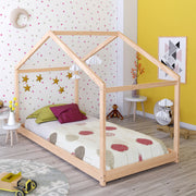 Lit cabane 90x190 sommier inclus Koala Bois