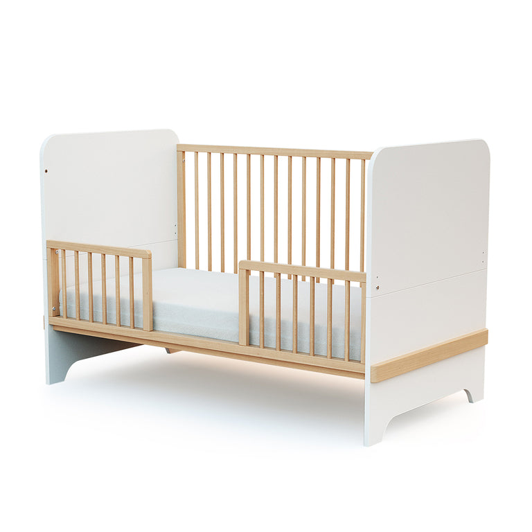 Barrière de lit bébé 140cm AT4 Festive Hêtre verni - vue 2