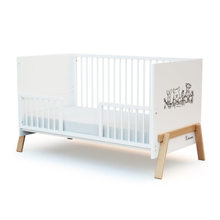 Barrière de lit bébé 140cm AT4 Festive Blanc - vue 4