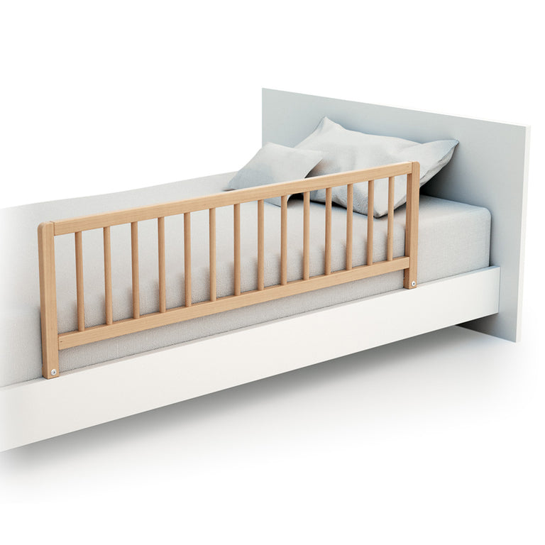 Barrière de lit 117cm AT4 Essentiel Hêtre vernis - vue 2