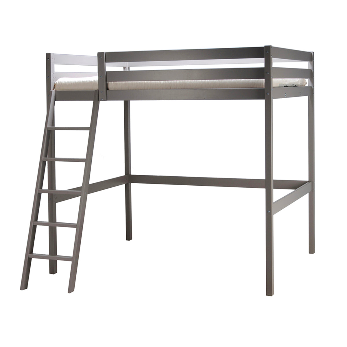 Lit mezzanine 90x190 Weber Industries Studio - Laqué gris taupe - vue 3