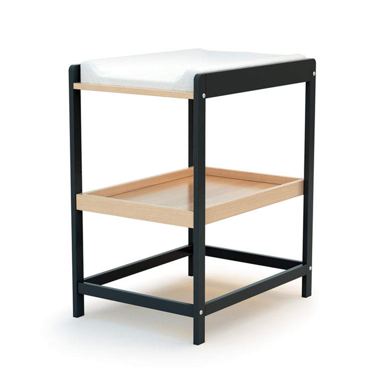 Table à langer AT4 Confort Gris anthracite et hêtre