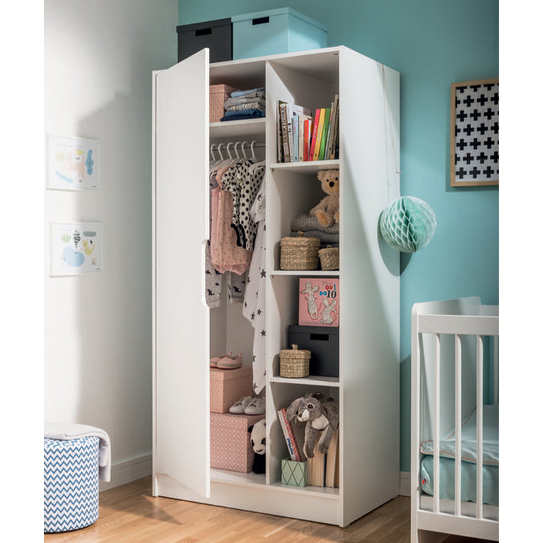Armoire 1 porte Vox Maxim Blanc - vue 3