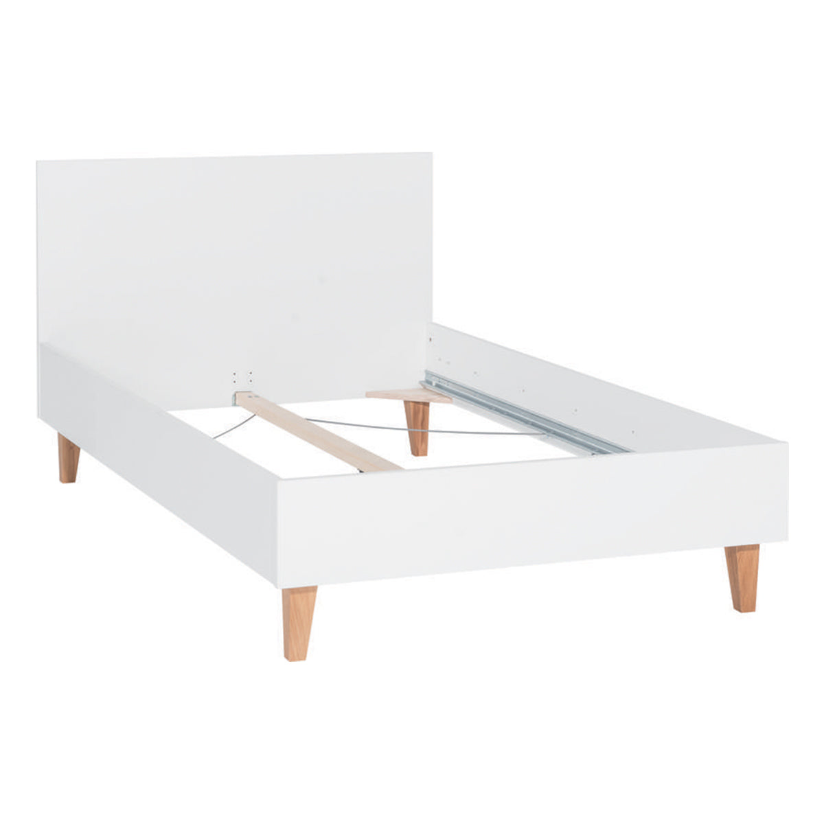 Lit 120x200cm Vox Concept Blanc - vue 2