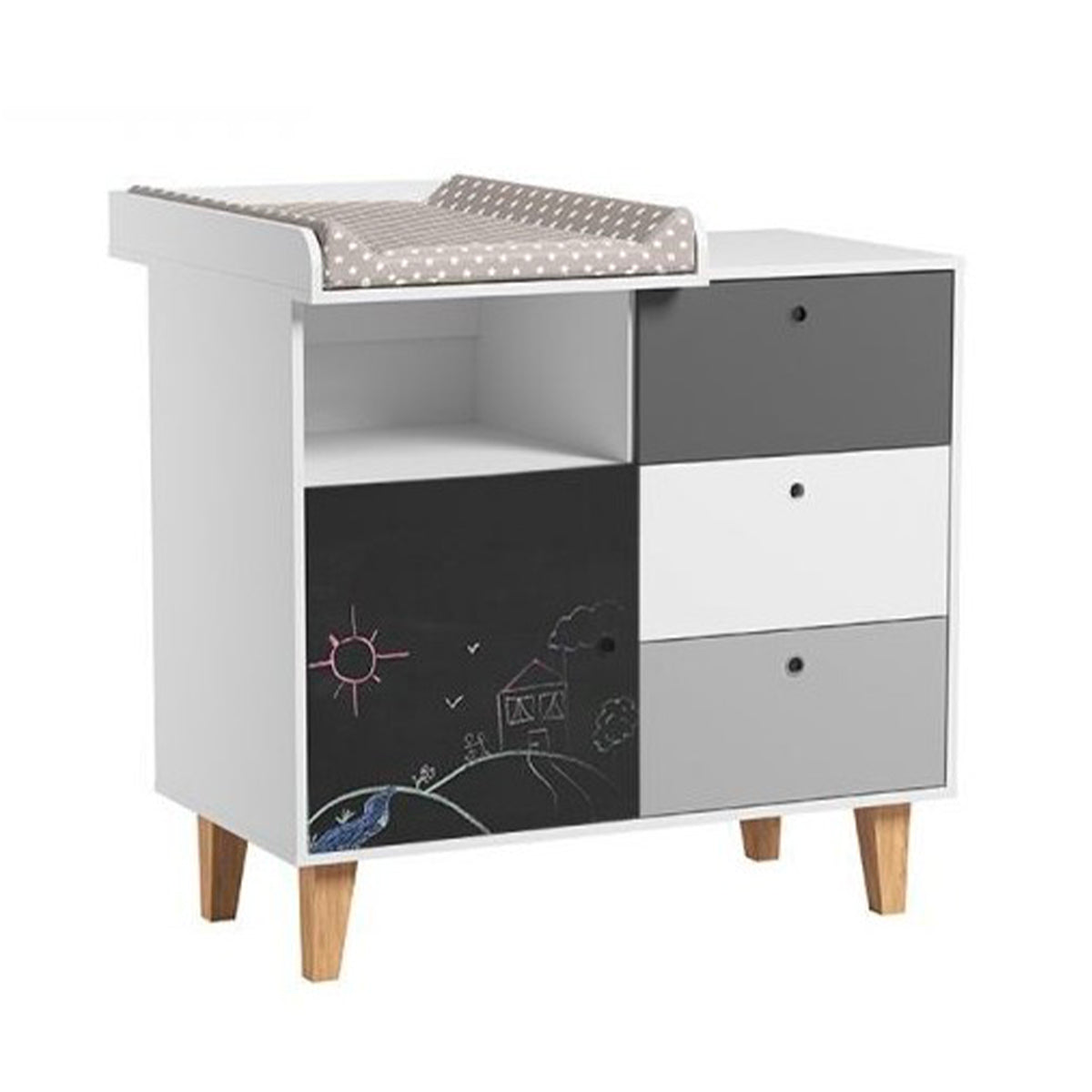 Plan à langer pour commode Vox Concept Blanc - vue 2