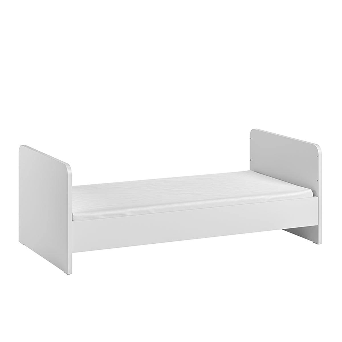 Lit évolutif 70x140 et commode 3 tiroirs Vox Ova Blanc - vue 4