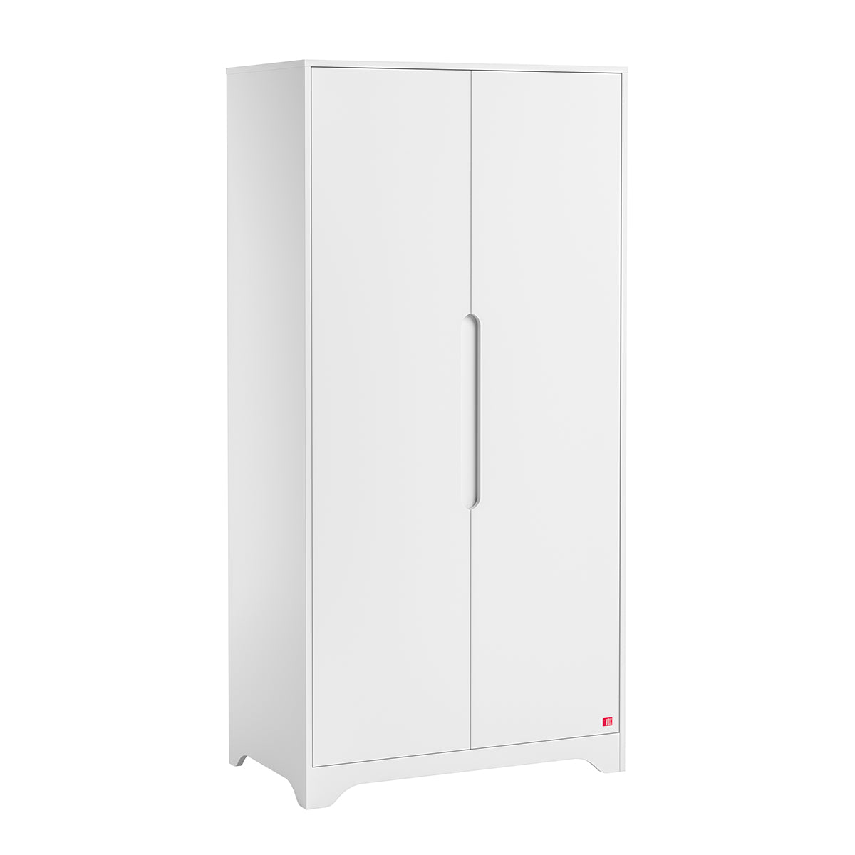 Chambre complète lit évolutif 70x140 commode à langer et armoire 2 portes Vox Ova Blanc - vue 7