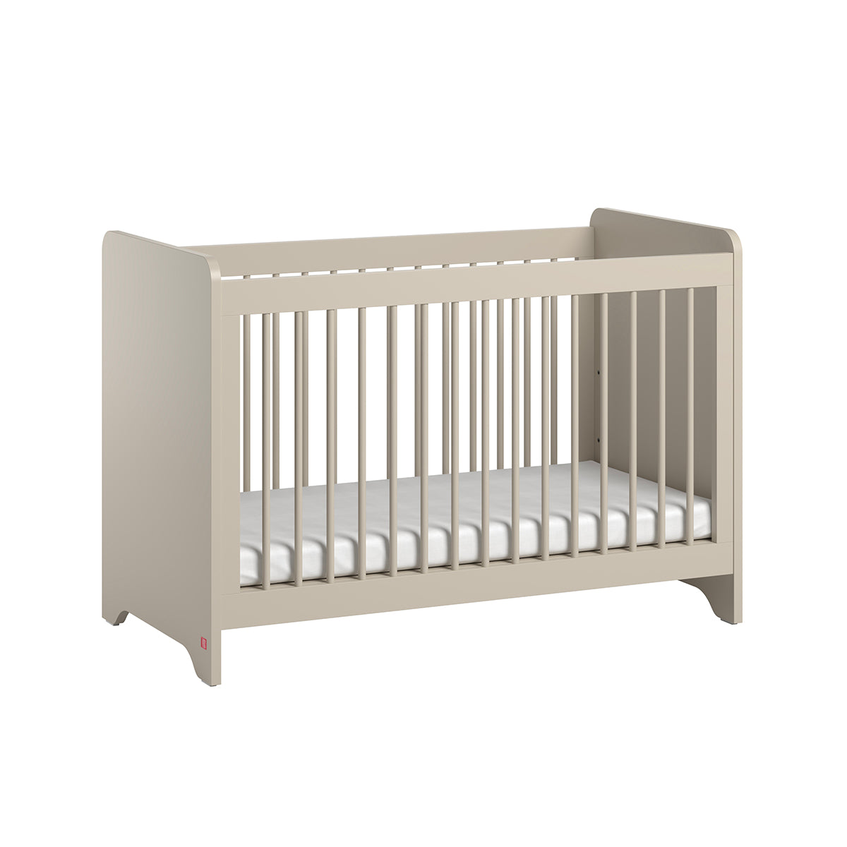 Lit bébé 60x120 et commode 3 tiroirs Vox Ova Beige - vue 2