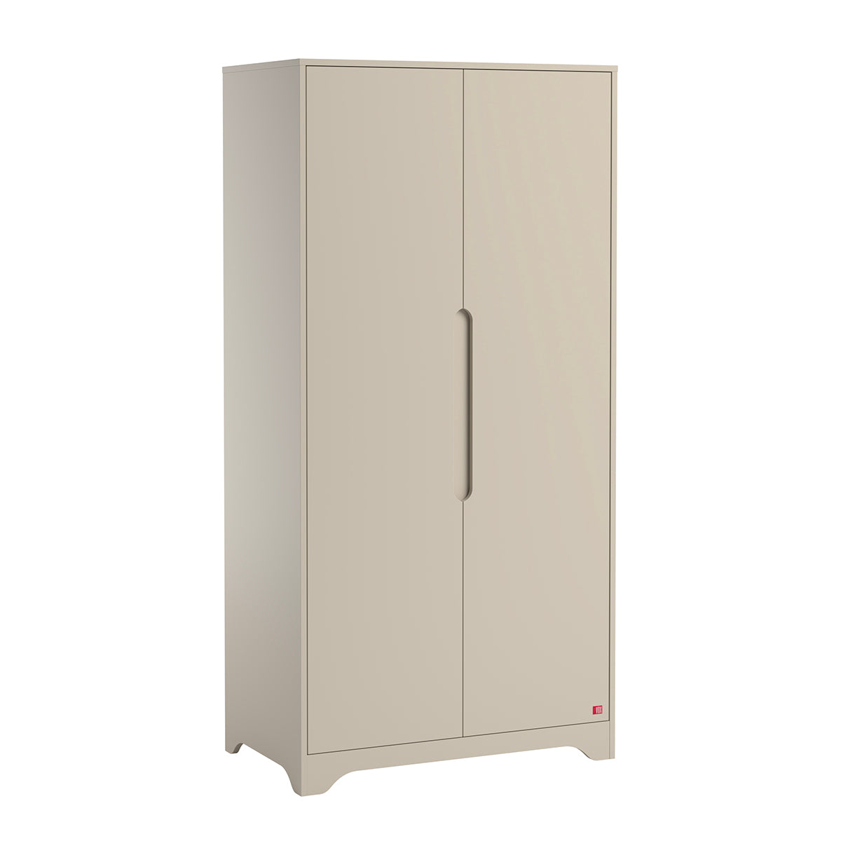 Commode 3 tiroirs et armoire 2 portes Vox Ova Beige - vue 3