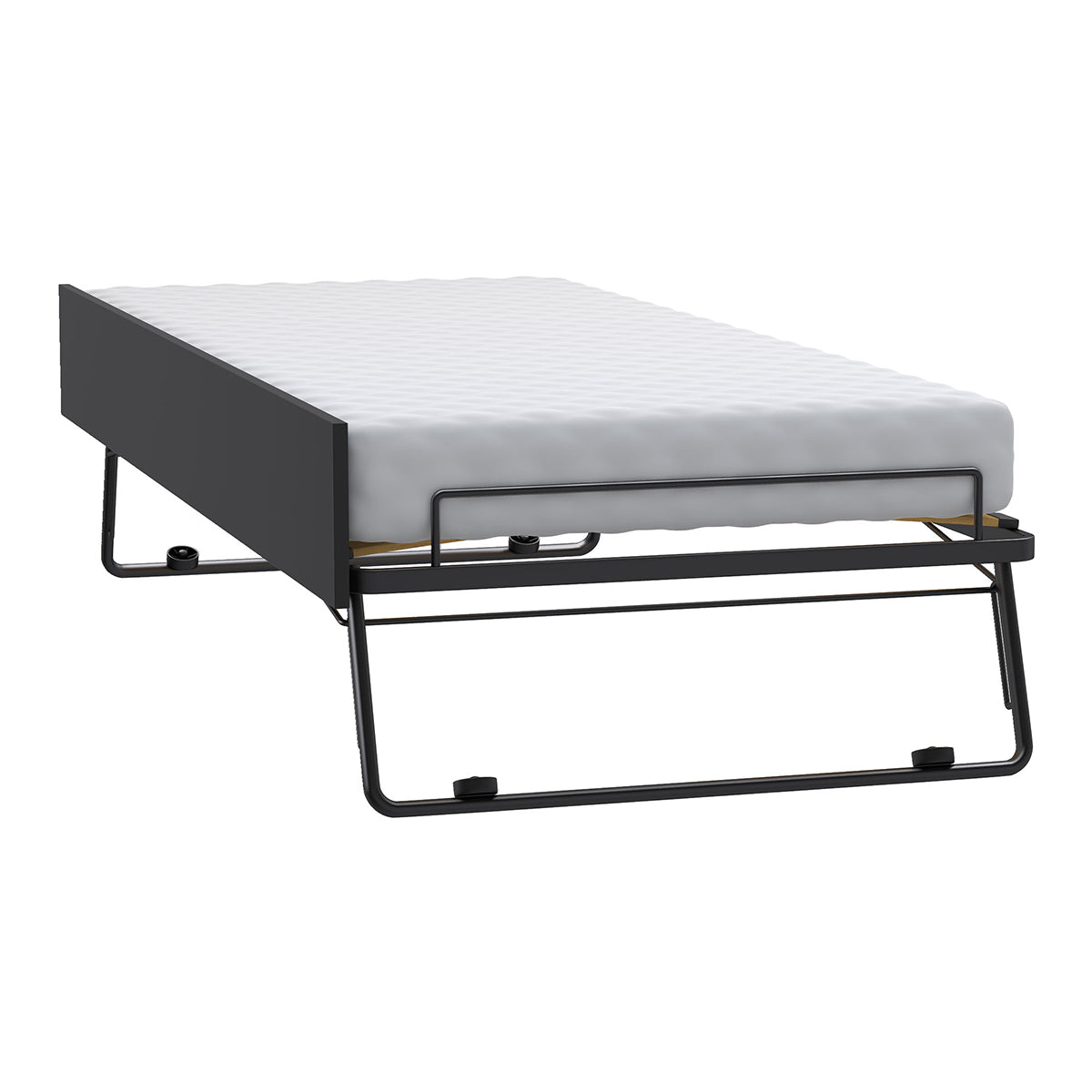 Lit 90x200cm avec lit gigogne Vox Young User Noir - vue 3