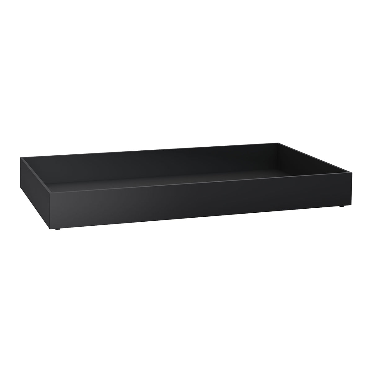 Lit coffre 90x200cm sommier inclus et tiroir de lit Vox Young User Noir - vue 2