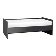 Lit banquette 90x200cm sommier inclus Vox Young User Noir
