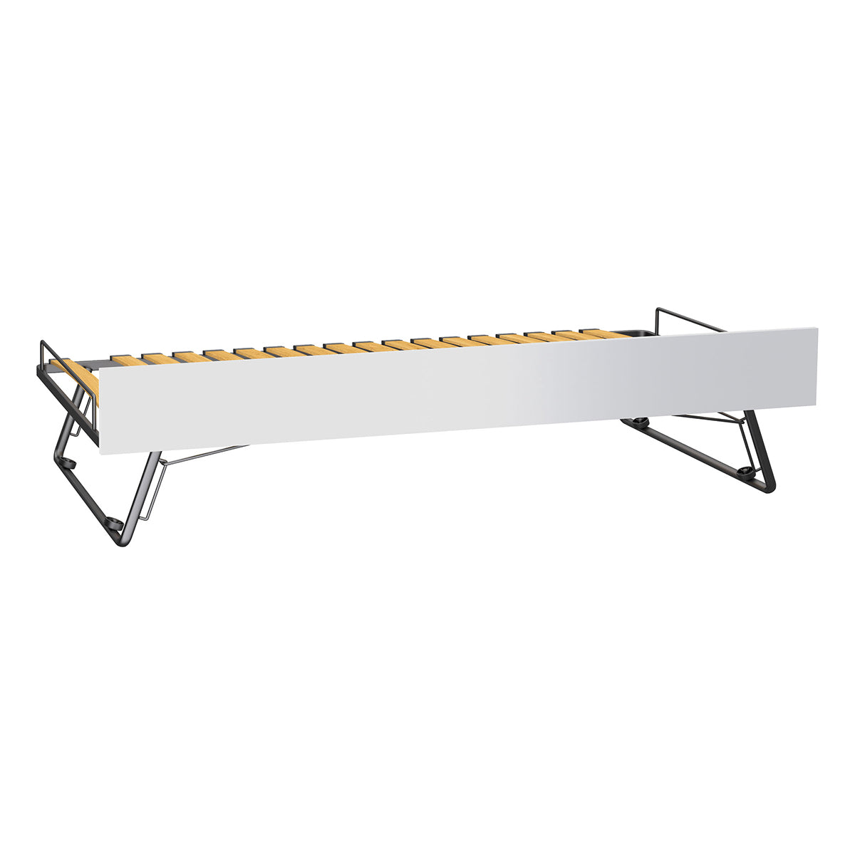 Lit gigogne 90x200cm sommier inclus Vox Young User Blanc - vue 4