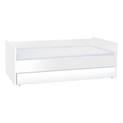 Lit coffre 90x200cm sommier inclus et tiroir de lit Vox Young User Blanc