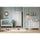 Chambre complète lit bébé évolutif commode à langer et armoire 1 porte Vox Milenne Blanc