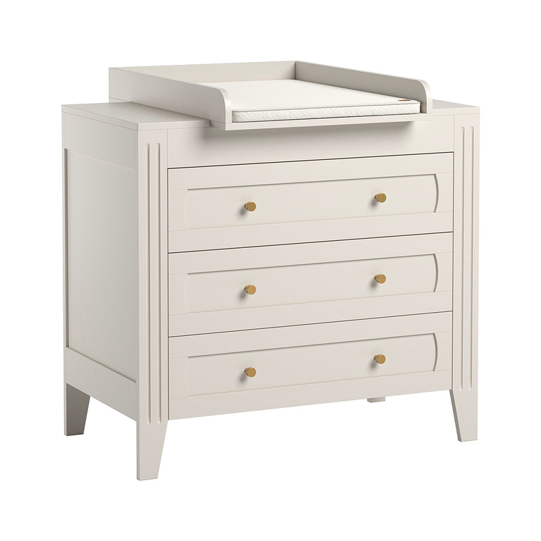 Chambre complète lit bébé évolutif commode à langer et armoire 1 porte Vox Milenne Blanc - vue 6