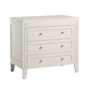 Commode 3 tiroirs Vox Milenne Blanc