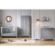 Chambre complète lit bébé évolutif commode à langer et armoire 1 porte Vox Milenne Gris