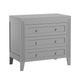 Commode 3 tiroirs Vox Milenne Gris