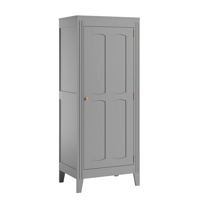 Commode 3 tiroirs et armoire 1 porte Vox Milenne Gris - vue 3