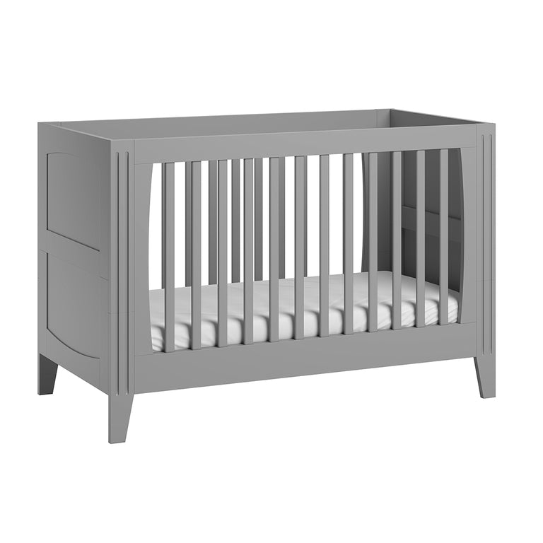 Lit bébé évolutif et armoire 1 porte Vox Milenne Gris - vue 3