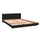 Lit 140x190 sommier inclus Cora Noir