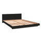 Lit 140x190 sommier inclus Cora Noir