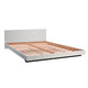 Lit 140x190 sommier inclus Cora Blanc