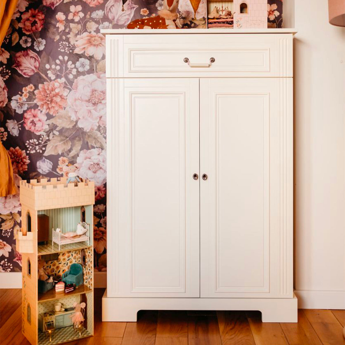 Chiffonnier 2 portes Bellamy Ines - Blanc