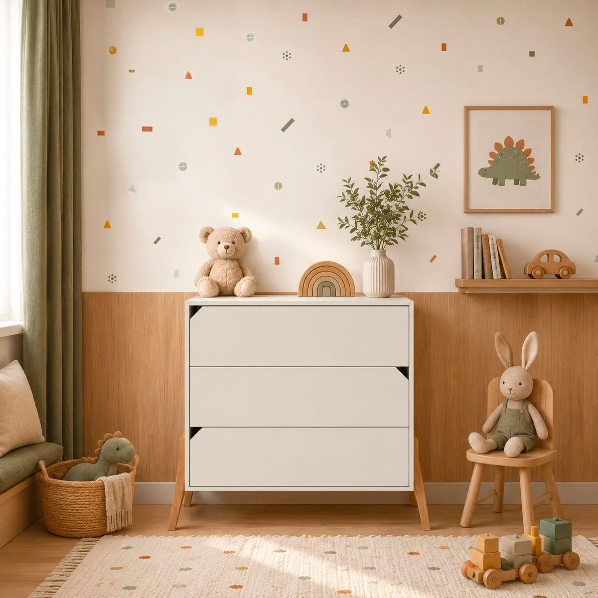 Commode 3 tiroirs Bellamy Lotta Cachemire