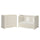 Lit évolutif 70x140 et commode 3 tiroirs Bellamy Royal Beige