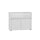 Buffet 2 portes 1 tiroir LED inclus Kasla Blanc