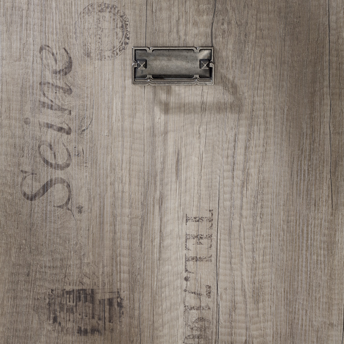 Armoire d'angle 2 portes Abel Bois et Gris - vue 4