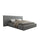 Lit coffre 160x200 sommier inclus Kira Gris