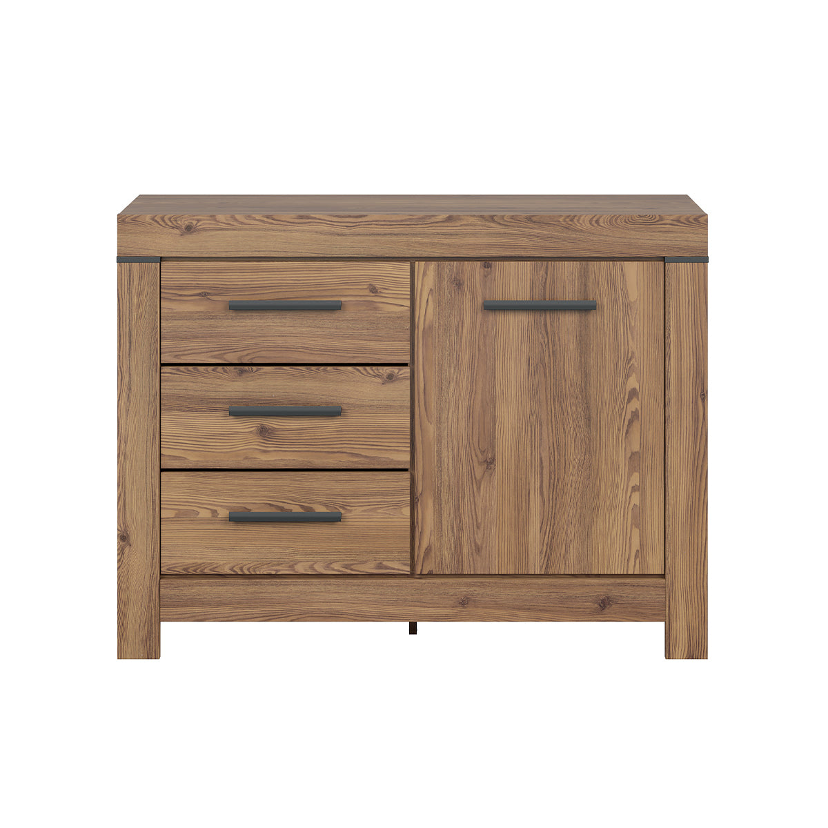Buffet 1 porte 3 tiroirs Adam Bois - vue 3