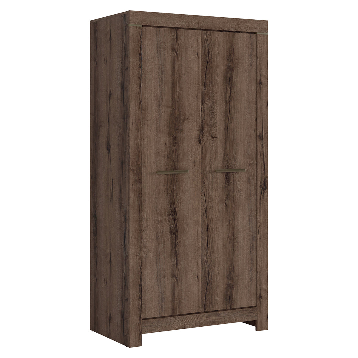 Armoire 2 portes Adam Bois foncé