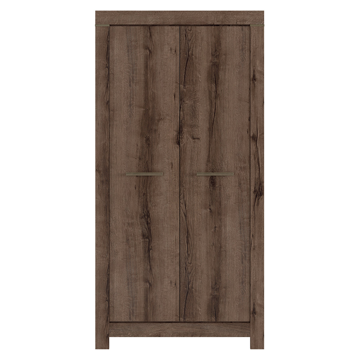 Armoire 2 portes Adam Bois foncé - vue 3