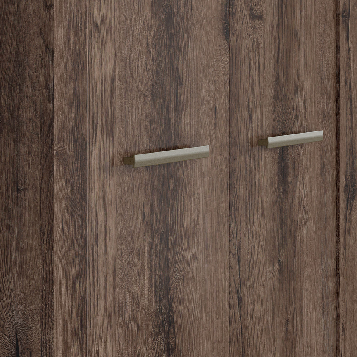 Armoire 2 portes Adam Bois foncé - vue 4