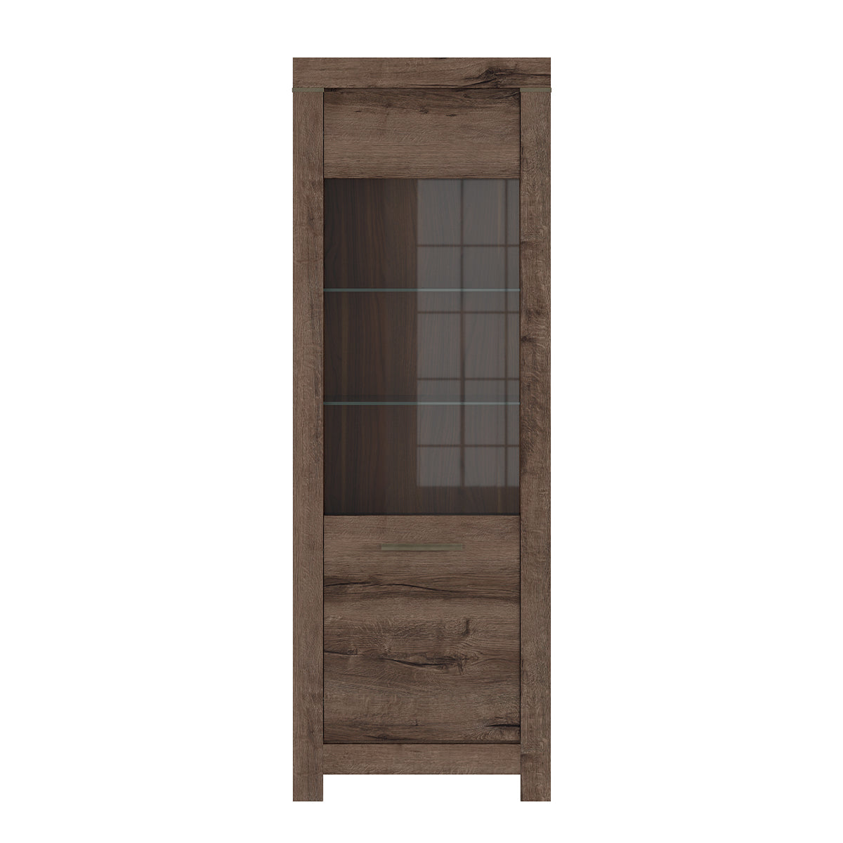 Vitrine 2 portes Adam Bois foncé - vue 3