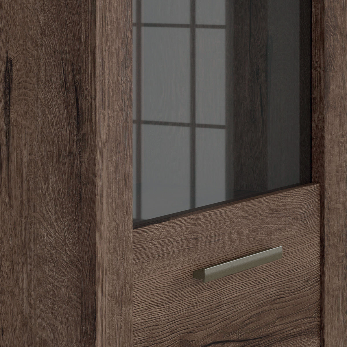 Vitrine 2 portes Adam Bois foncé - vue 4