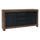 Buffet 2 portes 3 tiroirs Adam Bois et Noir