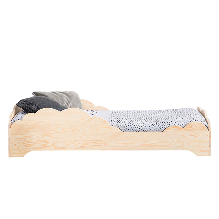 Lit 70x140 sommier inclus Théotime Bois - vue 2