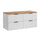 Meuble sous-vasque 120cm plan de toilette Adriel Blanc