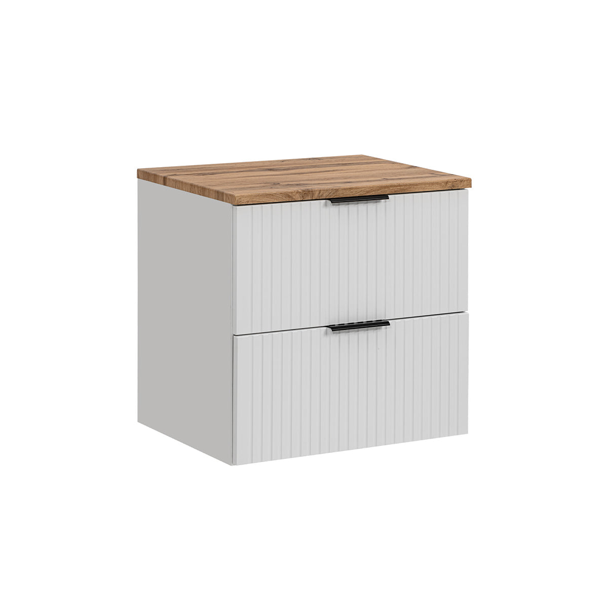 Meuble sous-vasque 60cm plan de toilette Adriel Blanc