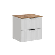 Meuble sous-vasque 60cm plan de toilette Adriel Blanc